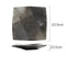 Square Nine Grid Plate 9 inch