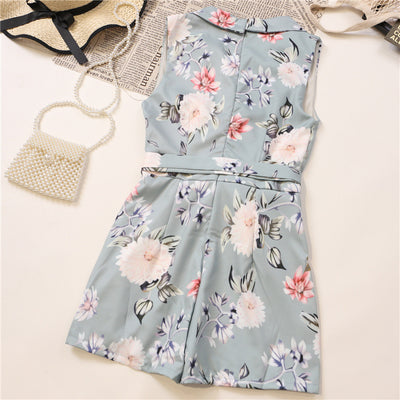 Jumpsuit Estampado Culottes Cintura Irregular Escote V - Image 8