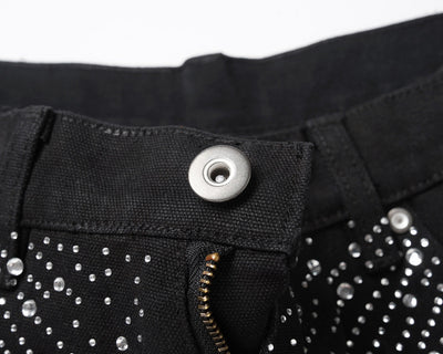 Shorts de Mezclilla Degradado con Teñido Splash Ink - Image 11