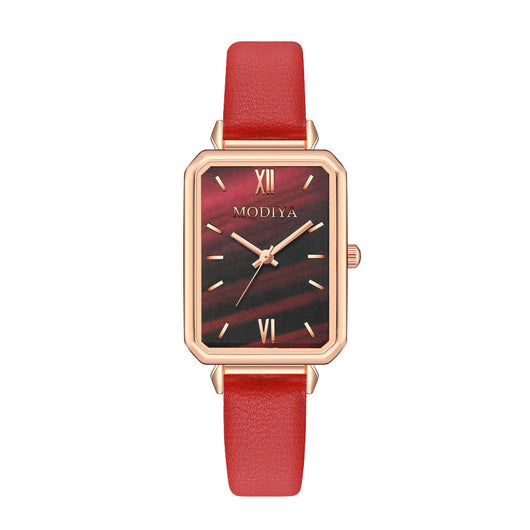Reloj Cuadrado Retro para Mujer Verde - Elegancia Clásica - Image 3