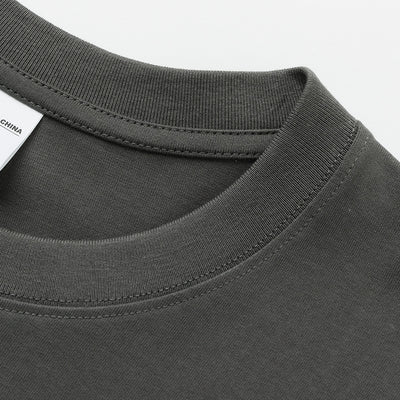 Camiseta Manga Larga Básica de Algodón Puro para Hombre - Image 31