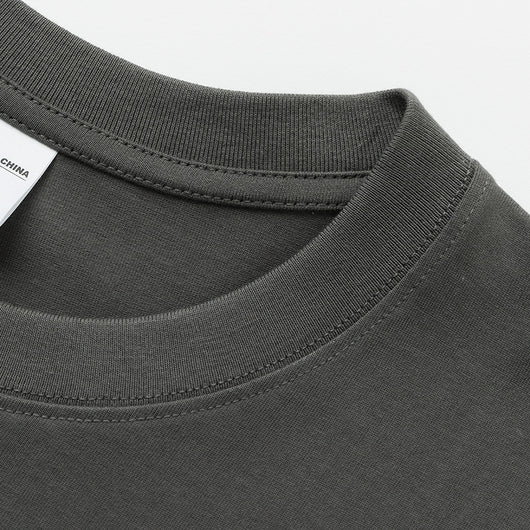 Camiseta Manga Larga Básica de Algodón Puro para Hombre - Image 31