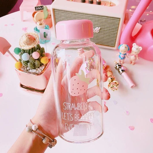 Vaso Térmico Fresa 3D con Diseño Relieve - Strawberry Milk Girl - Image 6