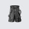 Shorts de Mezclilla Vintage Cintura Alta Lavado Desgastado