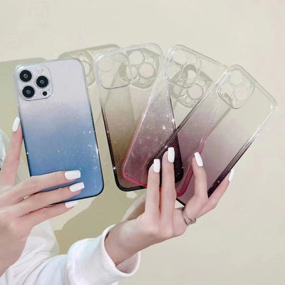 Funda Protectora de Vidrio Transparente con Efecto Degradado Brillante - Image 14