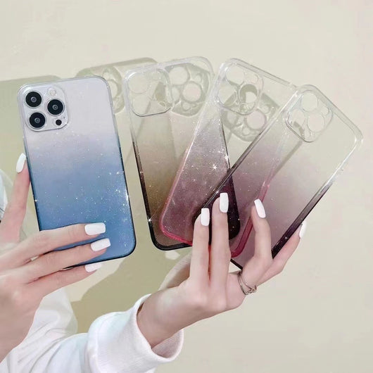 Funda Protectora de Vidrio Transparente con Efecto Degradado Brillante - Image 14