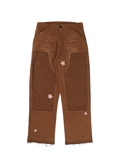 Pantalones Cargo Stacked con Parches Lumberjack Retro - Image 11