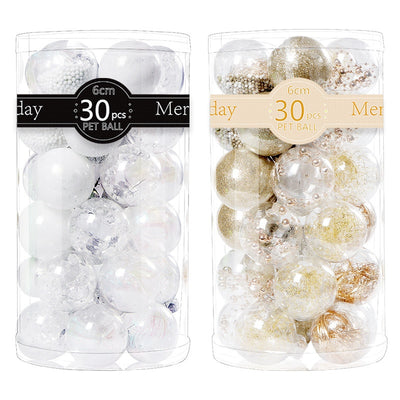 Pack 30 Esferas Navideñas Transparentes para Árbol - Image 2