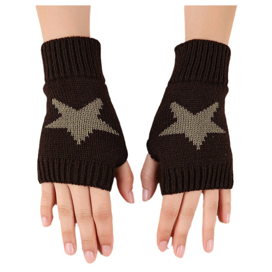 Guantes de Lana Acrílica con Estrella Oversleeve para Otoño e Invierno - Image 2