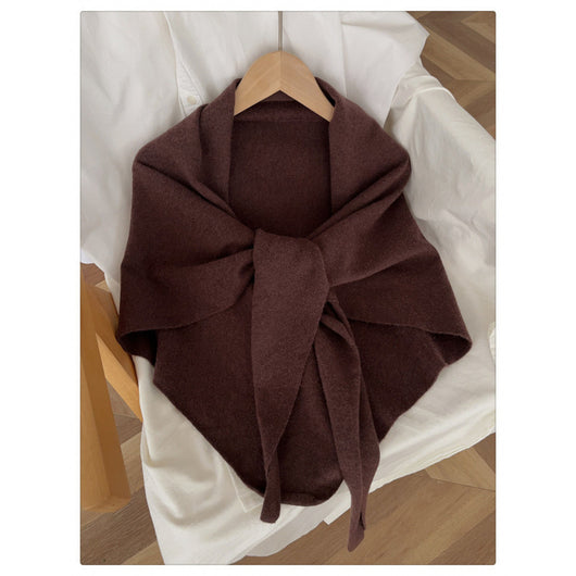 Pañoleta Triangular de Lana Pura para Otoño e Invierno - Image 17