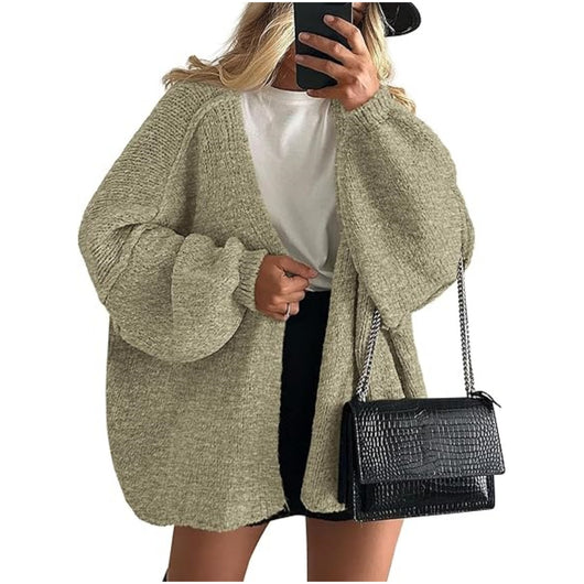 Abrigo Suéter Tejido Casual para Mujer - Image 34