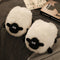 Pantuflas de Algodón Cordero Suave para Mujer Invierno