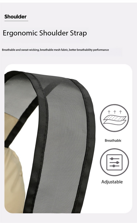 Mochila de Senderismo Ligera AZELA, Blanca para Viajes al Aire Libre con Múltiples Bolsillos y Correas Transpirables - Image 28