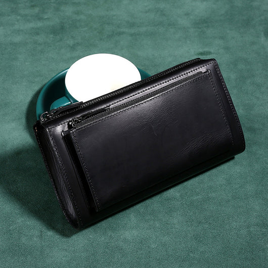 Billetera Móvil de Cuero Premium Capacidad Grande - Image 6