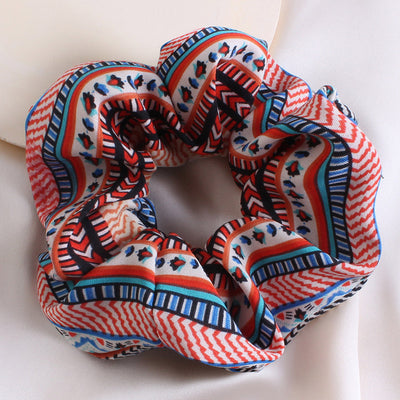 Elástico Estampado para Cabello con Diseño Retro - Coleta Altamente Resistente para Mujeres - Image 8