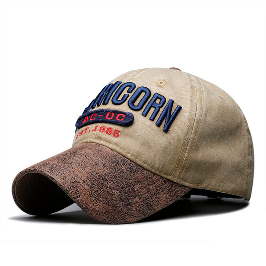 Gorra de Béisbol Denim Alphabet para Exteriores - Image 5