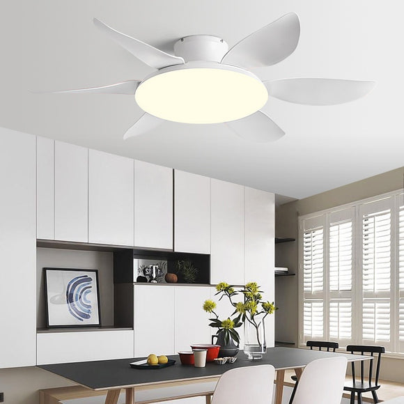 Ventilador de Techo con Luz LED para Sala y Comedor