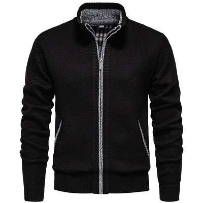 Suéter Cardigan con Cuello Alzado para Hombre - Image 2