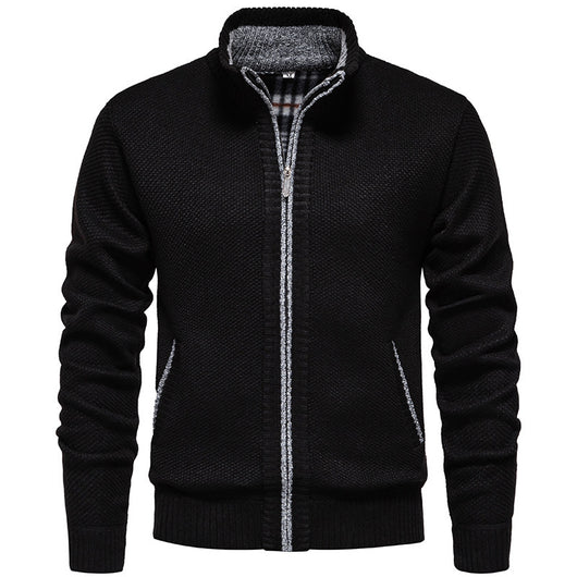Suéter Cardigan con Cuello Alzado para Hombre - Image 2
