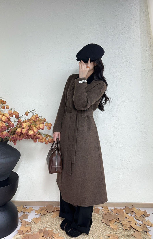 Abrigo Lana Reversible Doble Cara Estilo Coreano - Image 10