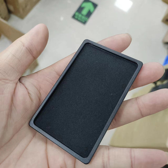 Organizador Compacto de Aluminio - Billetera Multiuso con Bandeja para Monedas y Llaves