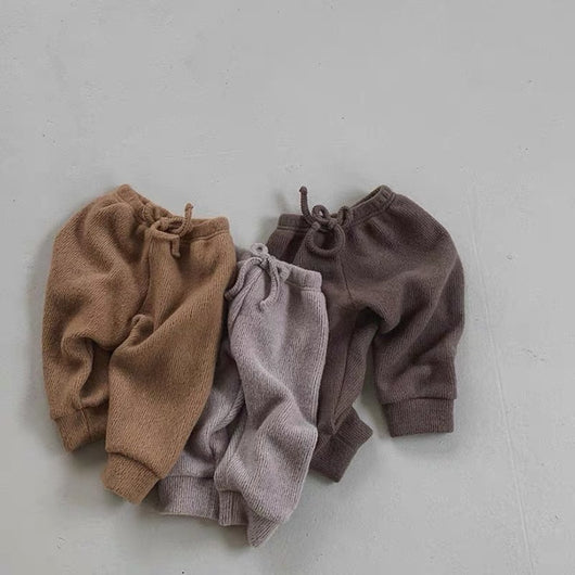 Pantalones Casuales Infantiles con Forro de Cachemira para Otoño e Invierno - Image 6