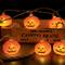 Faceted Pumpkin 2meters 10lights Warm Blanco