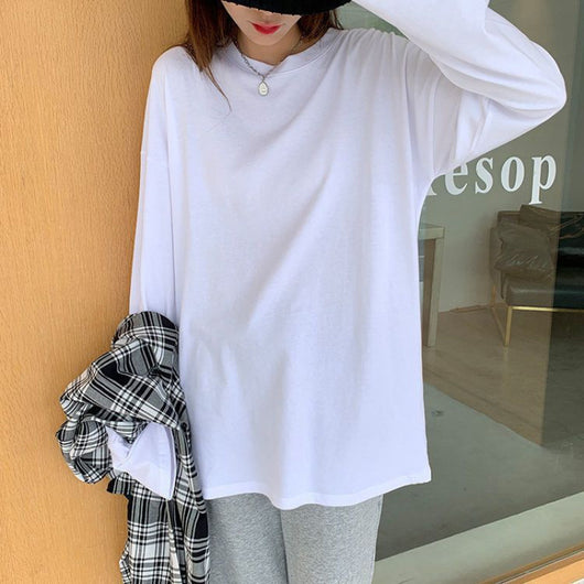 Camisa Larga Versátil para Primavera y Otoño - Estilo Europeo - Image 7