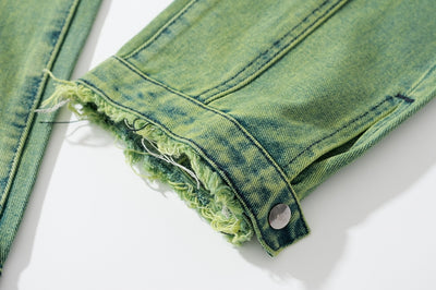Jeans Casual Gallery Dept con Corte Recto y Detalles de Costura - Image 12