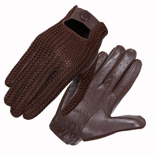 Guantes de Motocicleta Antideslizantes de Piel de Cabra Ultrafinos - Image 13