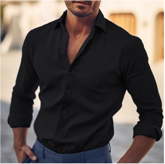 Camisa de Negocios Casual para Hombre - Estilo Versátil - Image 14