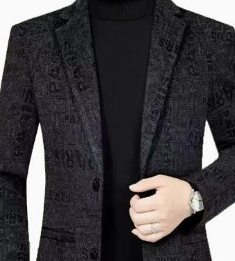 Chaqueta de Lana para Hombre Estilo Casual con Solapa - Image 10