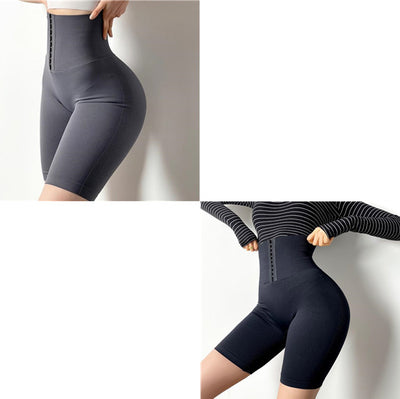 Pantalones de Yoga Moldeadores de Cadera Cintura Tejida Peach para Mujer - Image 8