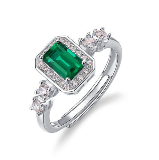 Pulsera de Plata S925 con Esmeralda - Diseño Elegante para Mujer - Image 6
