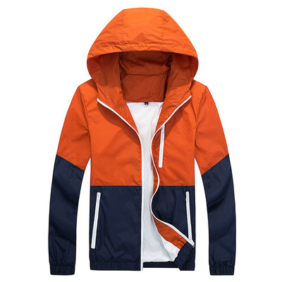 Chamarra Impermeable Unisex Primavera Otoño con Capucha - Image 3