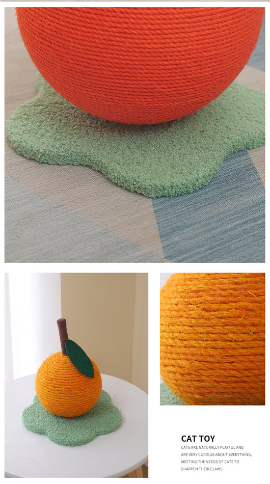 Juguete Rascador para Gatos con Cuerda de Cáñamo y Pelota Gigante - Image 8