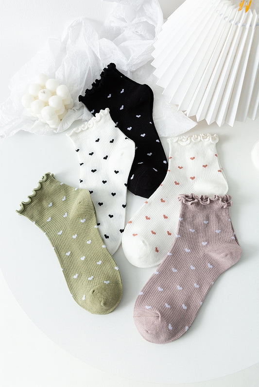 Calcetines Cortos de Encaje Japonés para Mujer
