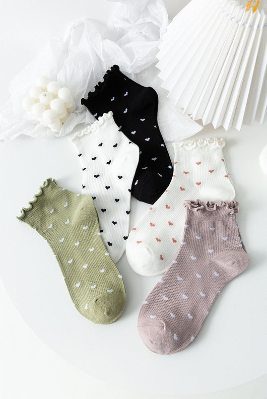 Calcetines Cortos de Encaje Japonés para Mujer