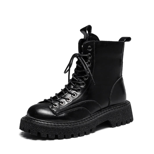 Bota Motociclista Estilo Británico Suela Gruesa Versátil - Image 11