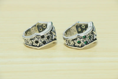 Anillo con Estrella de David Personalizada Incrustada - Image 3