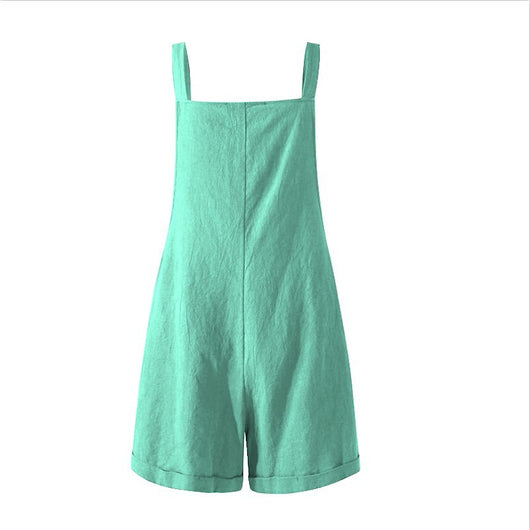 Jumpsuit Casual para Mujer con Tirantes y Bolsillos - Image 8