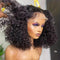 Peluca Bob Ondulada Water Wave con Encaje Frontal - Cabello Humano 100% Doble Densidad