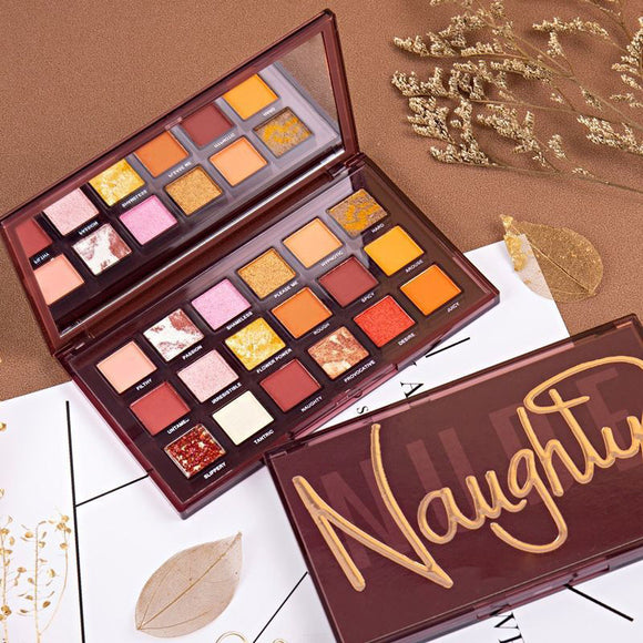 Paleta de Sombras 18 Colores Mate - Fórmula de Larga Duración