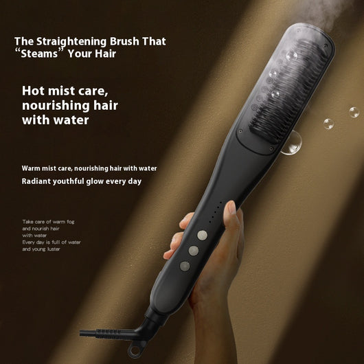 Peine Alisador de Vapor Golden Rice - Hidratación Profunda y Anti-Frizz - Image 4