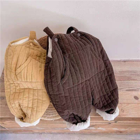 Peto Acolchado de Pana Suave y Adorable para Bebé