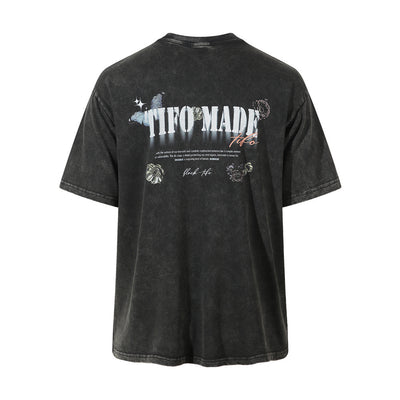 Camiseta Calavera Desgastada para Hombre - Estilo Vintage Rock - Image 16