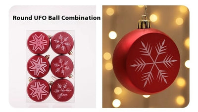 Bola de Navidad Roja Electrochapada - Adorno Colgante para Árbol - Image 25