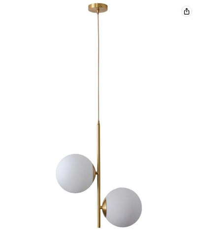 Lámpara de Techo Doble LED Minimalista para Dormitorio - Image 5