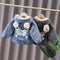 Chaqueta Denim Acolchada para Niños - Diseño Grueso y Cálido