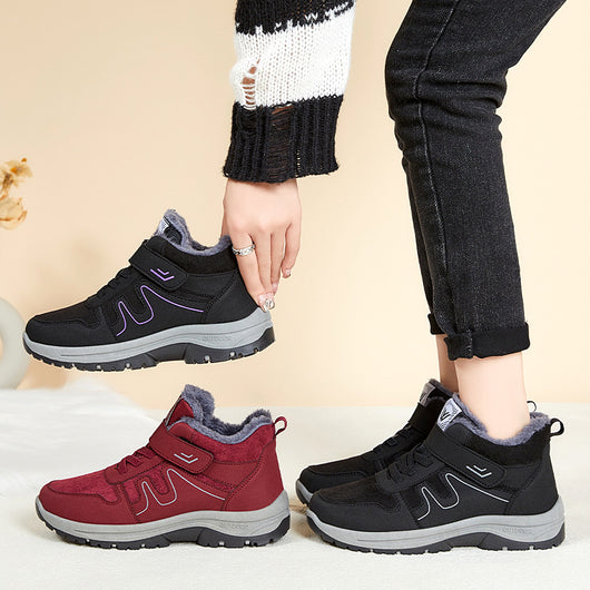 Botas de Invierno para Nieve con Velcro - Algodón Cálido y Seguro - Image 2